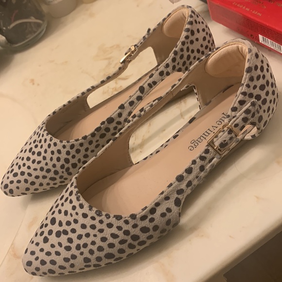 Unique Vintage Cheetah Print Flats size 8 - Picture 8 of 8